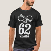 Mr.62年62周年を迎え結婚る夫人 Tシャツ (正面)