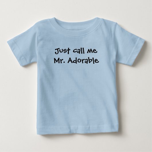 Mr.Adorableと呼んでくれ ベビーTシャツ (正面)
