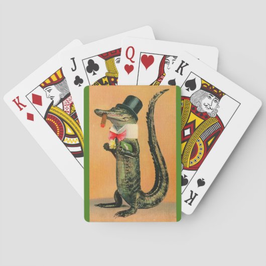 Mr. Alligator Playing Cards トランプ (裏面)