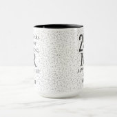 Mr Always Rightおもしろい25周年シルバーハート マグカップ (中央)