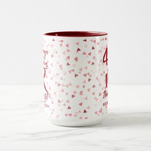 Mr Always Rightおもしろい40周年記念 マグカップ (中央)