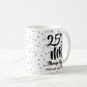 Mr Always Right ファン 25周年記念シルバーハート コーヒーマグカップ (正面右)