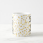 Mr Always Right 楽しい50周年記念 ゴールドハート コーヒーマグカップ (中央)