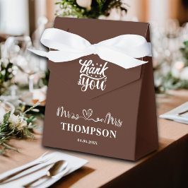 Mr. and Mrs. エレガント シンプル | ブラウン フェイバーボックス