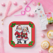 Mr. And Mrs. Claus ペーパープレート (パーティー)
