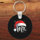 Mr And Mrs Claus Couples Matching  キーホルダー (正面)
