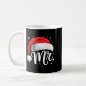 Mr And Mrs Claus Couples Matching  コーヒーマグカップ (左)