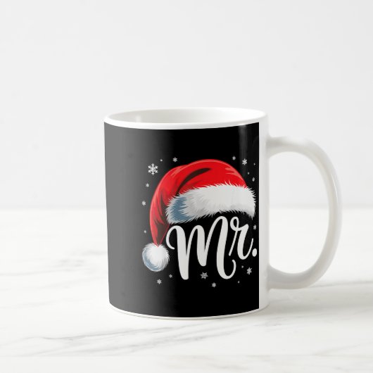 Mr And Mrs Claus Couples Matching  コーヒーマグカップ (右)