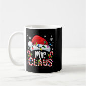 Mr And Mrs Claus Couples Matching Christmas  コーヒーマグカップ (左)
