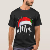 Mr And Mrs Claus Couples Matching Christmas Pajama Tシャツ (正面)