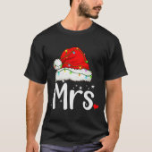 Mr And Mrs Claus Couples Matching Christmas Pajama Tシャツ (正面)
