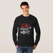 Mr And Mrs Claus Santa Hat Diamond Funny Tシャツ (正面フル)