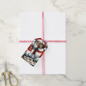 Mr.And Mrs.Clause Cute Christmas to and from ギフトタグ (より糸付き)