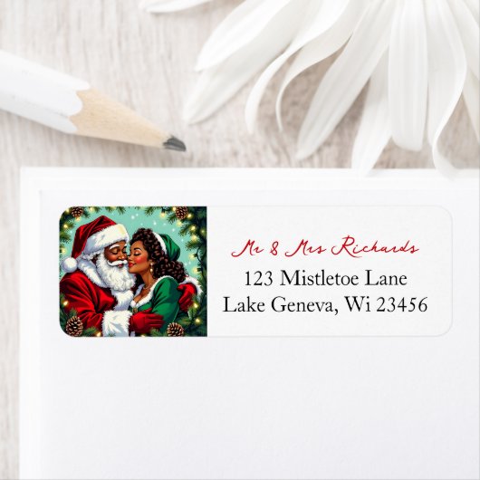 Mr and Mrs Clause Sweet Christmas  ラベル (インサイチュ)