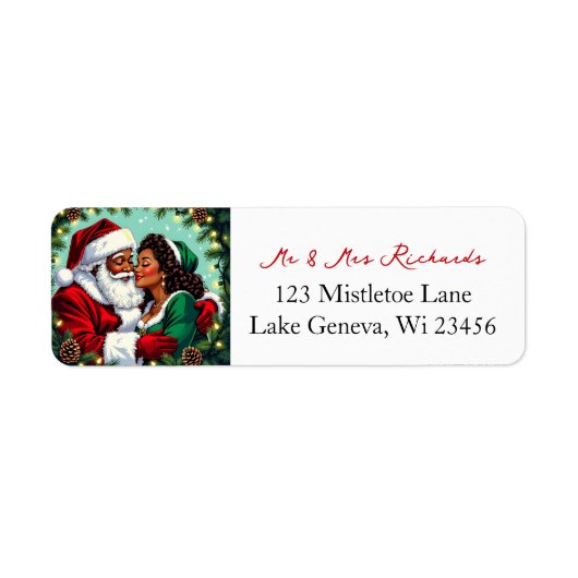 Mr and Mrs Clause Sweet Christmas  ラベル (正面)