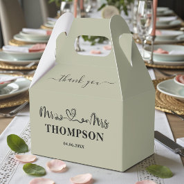 Mr and Mrs Elegant Simple | Cement Grey フェイバーボックス