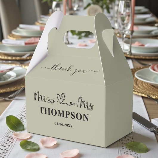 Mr and Mrs Elegant Simple | Cement Grey フェイバーボックス