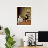 Mr. and Mrs. Hill, c.1750-51 (キャンバス上の油) ポスター (ホームオフィス)