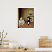 Mr. and Mrs. Hill, c.1750-51 (キャンバス上の油) ポスター (キッチン)