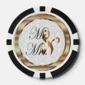 Mr.And Mrs. Keepsake – パーソナライズ ポーカーチップ (正面)