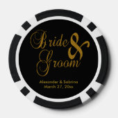 Mr.And Mrs. Keepsake – パーソナライズ ポーカーチップ (裏面)