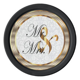 Mr.And Mrs. Keepsake – パーソナライズ ポーカーチップ