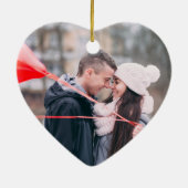 Mr.And Mrs. Our Holiday Photo セラミックオーナメント (裏面)