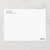 Mr.And Mrs. Save the Date Infinity Calendar Postca ポストカード (裏面)