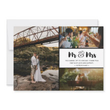 Mr.And Mrs. Thank You Photo Collage's 結婚.