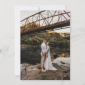 Mr.And Mrs. Thank You Photo Collage's 結婚. サンキューカード (裏面)