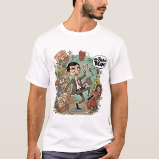 Mr BeanグラフィックおもしろいTシャツ Tシャツ