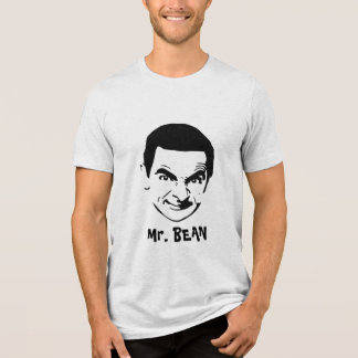 Mr Bean顔ステンシポップ・アートのュアートTシャツ トライブレンドＴシャツ