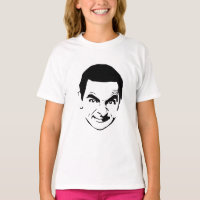 Mr Bean顔ステンシルアーポップ・アートのト