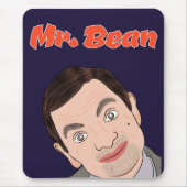 Mr. Bean (Rowan Atkinson) Fan Art Mousepad マウスパッド (正面)