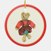 MR. BEAR 陶器製 丸型 オーナメント (裏面)