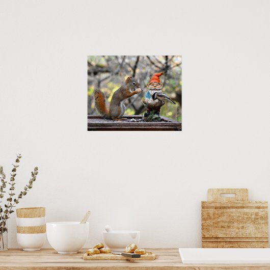 Mr Bickles The Squirrelポスター ポスター (キッチン)