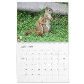 Mr. Bickles The Squirrel 2026 calendar カレンダー (3月 2026)