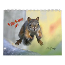 Mr. Bickles The Squirrel 2026 calendar カレンダー