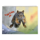 Mr. Bickles The Squirrel 2026 calendar large  カレンダー (カバー)