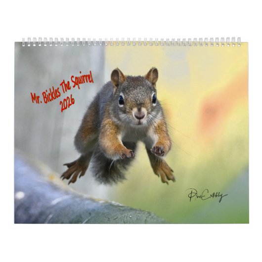 Mr. Bickles The Squirrel 2026 calendar large  カレンダー (カバー)