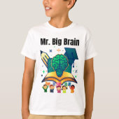  Mr. Big Brain Funny Smart Kids T-Shirt Tシャツ (正面)