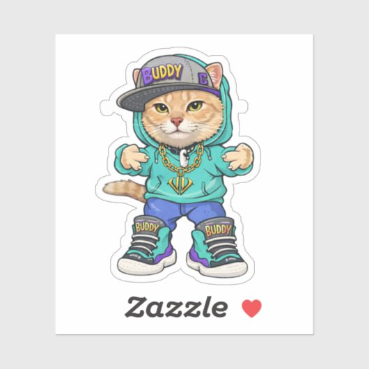 Mr. Buddy ステッカー 💖 シール (シート)