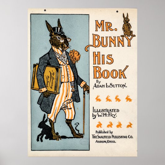 Mr. Bunny, his book - Adam L. Sutton ポスター (正面)