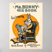 Mr. Bunny, his book - Adam L. Sutton Poster ポスター (正面)