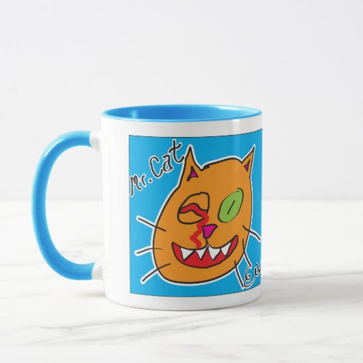 Mr Cat by Eli Coffee Mug マグカップ (左)