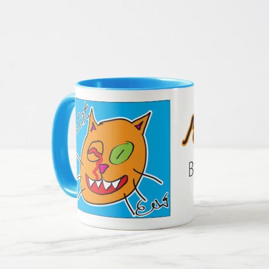 Mr Cat by Eli Coffee Mug マグカップ (正面左)