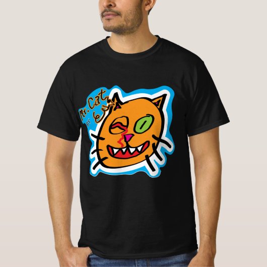Mr Cat - Launch T Shirt - 100 Available Tシャツ (正面)