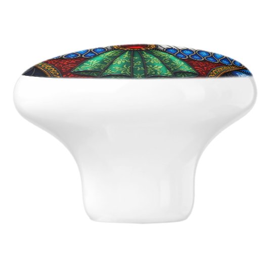 Mr Cat, Victorian Black Cat in Hat  セラミックノブ (側面)