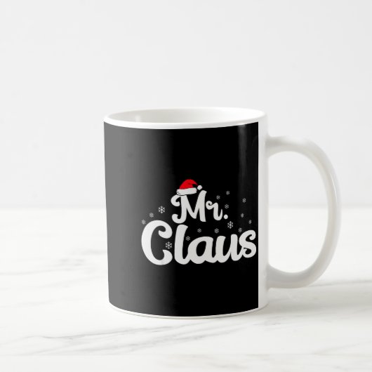 Mr Claus Christmas Family Matching Pajama  コーヒーマグカップ (右)