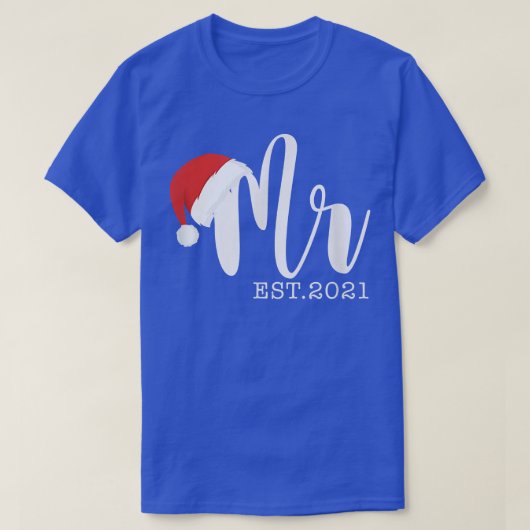 Mr Claus & Mrs Claus Est Tシャツ (デザイン正面)